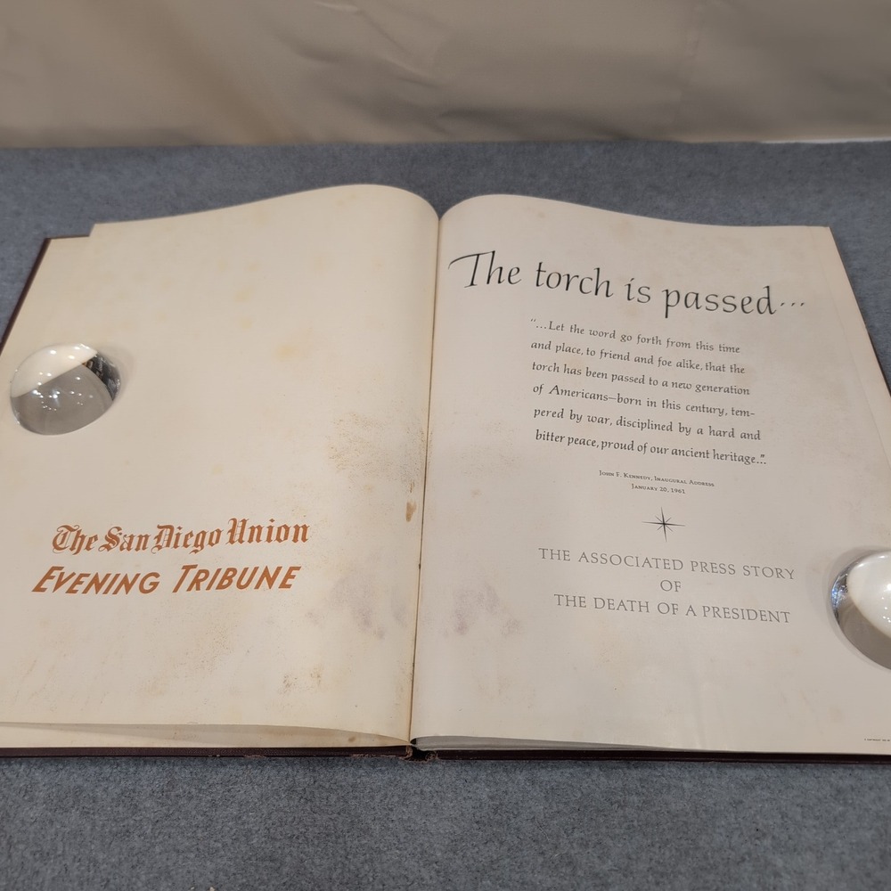 The Torch Is Passed Story‎ Death of a President 1963 Book John F Kennedy JFK HC - Picture 4 of 7